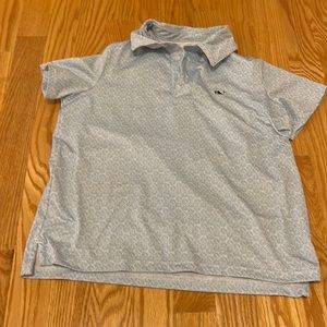 Boys vineyard vines size 7 sankaty polo. Drifit material.
